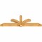 Ekena Millwork Redmond Rough Sawn Timber Gable Bracket, Western Red Cedar, 108"W x 36"H x 6"D x 6"F, 8/12 Pitch GBW108X36X0606RED00RWR - alternate 3